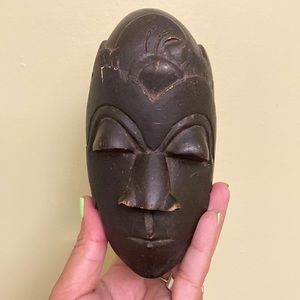 Vintage Wooden Hand Carved African Keepsake Trinket